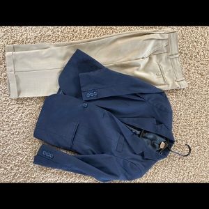 Boy’s sports jacket and khaki pants